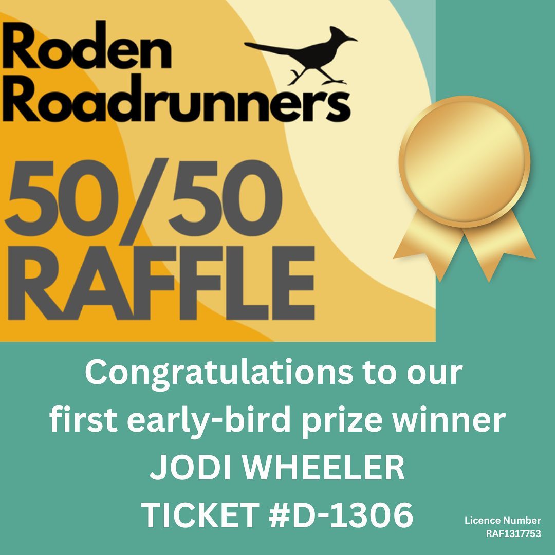 Congratulations to Roden parent and local business owner @jodiwheeler1 for winning the first early-bird prize for the Roden 50-50 Raffle — a $50 gift card to @theswagsisterstoystore!

The second early-bird prize, a $150 gift card to local fave @lakeinez, will be drawn on October 2. The main draw will take place on October 31. 

Buy tickets at rafflebox.ca/raffle/rjps-fall
